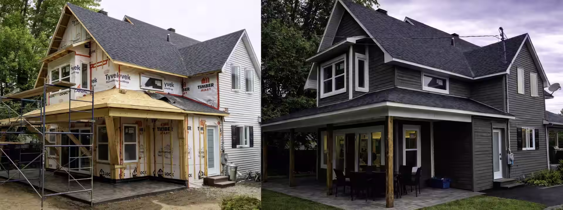 Agrandissement résidentiel dans les Cantons-de-l'Est