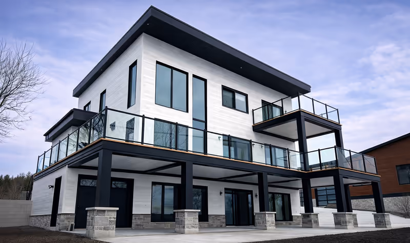 Maison contemporaine à Magog
